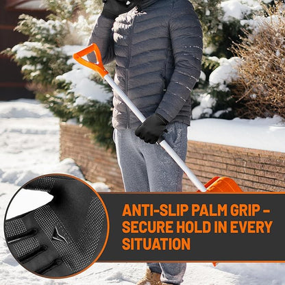 GXCROR Winter Gloves with Windproof & 3M Thermal Insulation, Touchscreen & Anti-Slip, Ideal for Running, Cycling, Hiking, Driving, and Outdoor Activities