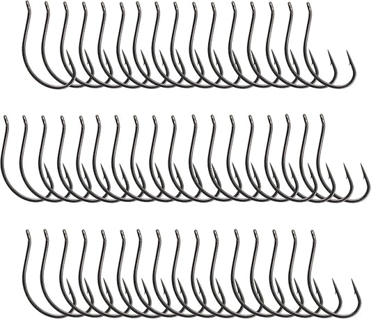 Reaction Tackle Dropshot Hooks – Split Shot or Drop Shot Fishing Hooks for Bass, Walleye & More (50-Pack)