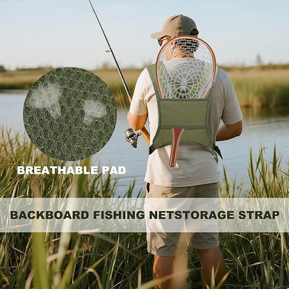 Fishing Chest Pack, Fly Fishing Bag for Men and Women, Tackle and Fly Boxes Storage Pack, Hunting Binocular Pack (Green)