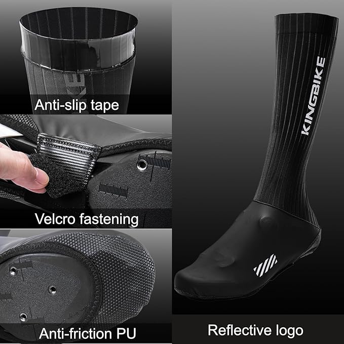 KINGBIKE Cycling Shoe Covers Overshoes Mountain/Road Bike Shoe Covers for Lock Shoes Protection Men Women