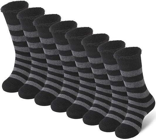 Sunew Warm Thermal Socks 4 Pack, Mens Womens Winter Heated Outdoor Skiing Thermal Socks