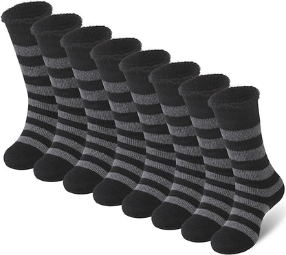 Sunew Warm Thermal Socks 4 Pack, Mens Womens Winter Heated Outdoor Skiing Thermal Socks