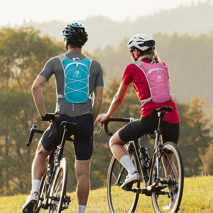 Small Lightweight Hydration Backpack with 2L Water Bladder for Race, Lightweight Running Water Vest for Hiking