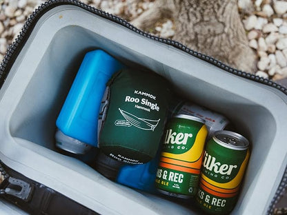 KAMMOK: Single Hammock | Made from Strong & 100% Recycled Water Resistant Ripstop Fabric | Comfortable, Packable, Lightweight (Lifetime Adventure Grade Warranty), Sunflower Gold