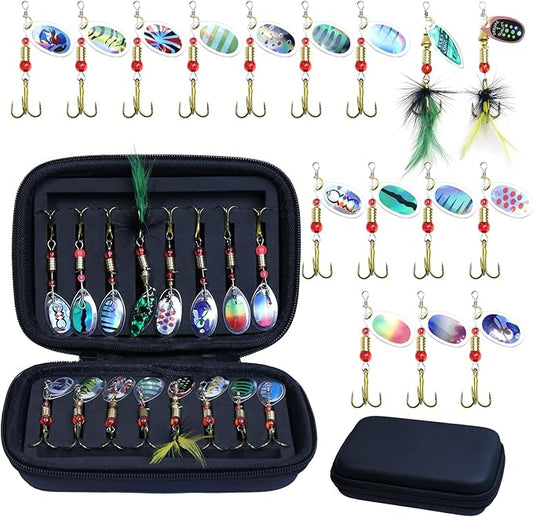 Inmorven Soft Fishing Lures Shad Minnow Swimbaits, Pre-Rigged Jig Head Paddle Tail Swimbaits for Freshwater and Saltwater, Jigs Fishing Bait for Bass Crappie Trout Walleye, Fishing Gifts for Men