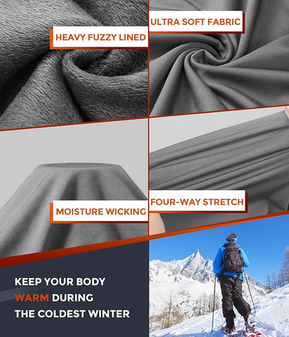 CL convallaria Thermal Underwear Long Johns Set Mens Winter Gift Hunting Gear Sport Base Layer Bottom Top