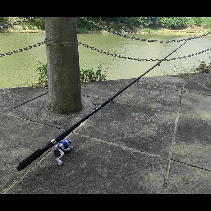 Fishing Pole Set, 2PACK Fishing Rod Combo with Telescopic Fishing Pole Spinning Reels Fishing Lures Fishing Pliers and Travel Bag for Travel Saltwater Freshwater Beginner 2.1m/ 6.89ft