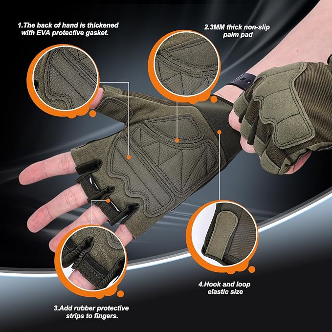 Weight Lifting Gloves, Gym Gloves for Men and Women, Full Palm Protection for Sports, Weightlifting, Training, Cycling, Pull-Ups, Rowing, and Mountaineering