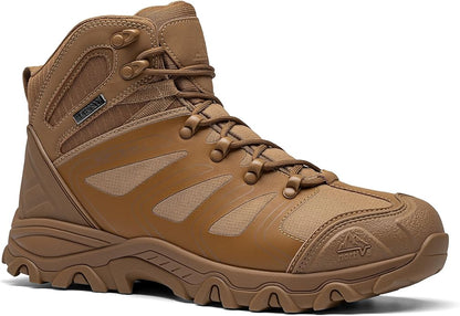 NORTIV 8 Men's Ankle High Waterproof Hiking Boots Outdoor Lightweight Shoes Trekking Trails Armadillo