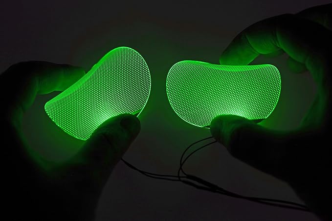 [ Round ] Green Star-Lord Decorations led Light Flexible Helmet Lights Cosplay DIY kit RGB Superhero for Men Gifts