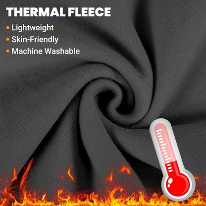 Fivali Winter Neck Warmer Gaiter: 4 Pack Windproof Face Cover Cold Weather Protection for Men Women Fleece Scarf for Skiing