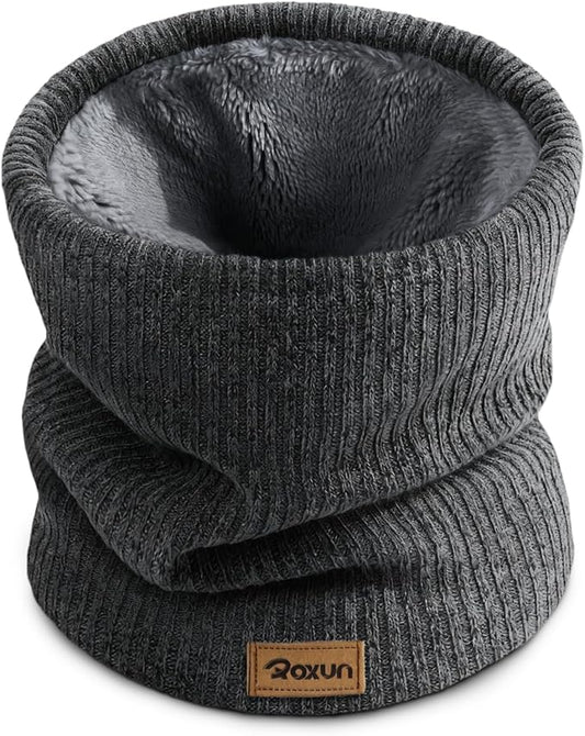 Winter Neck Gaiter, Neck Warmer Cover Ski Gaiters for Men/Women Fleece Thick Elegant Stylish