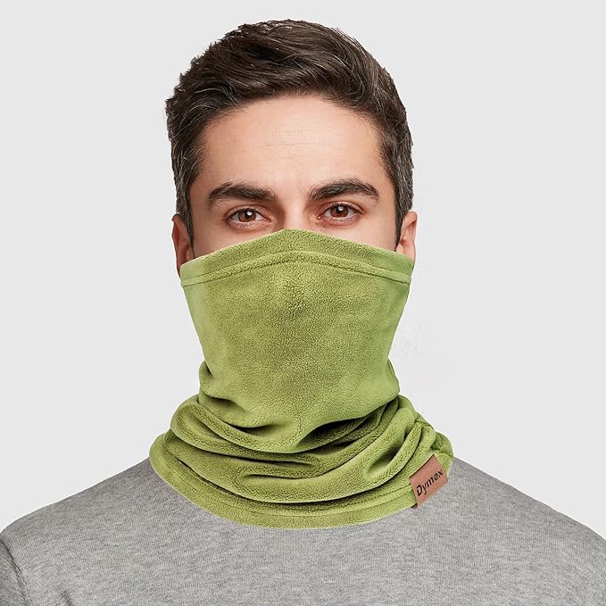 Winter Neck Warmer Gaiter Fleece Neck Cover Cotton Balaclava Windproof Face Cover Mask for Women Men