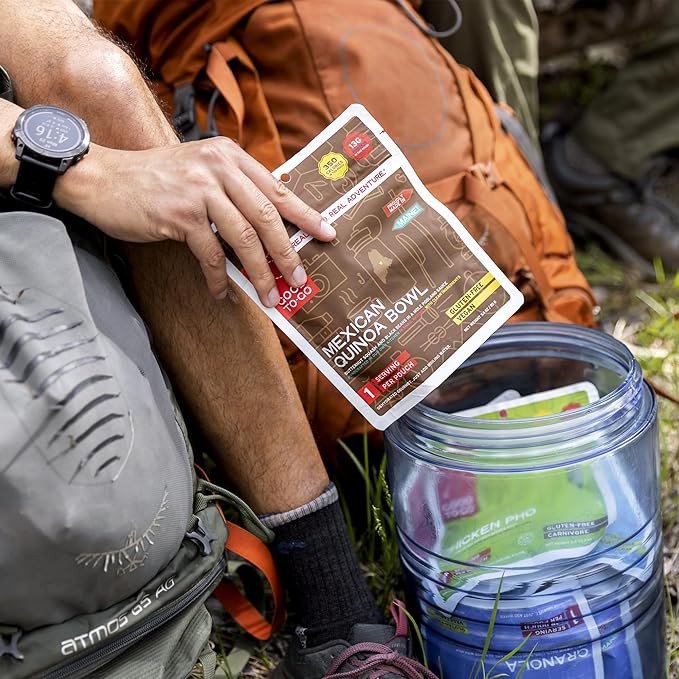 GOOD TO-GO Mexican Quinoa Bowl (Single Serving) | Camping & Backpacking Food | Just Add Water Backpacking Meals | Good To-Go Dehydrated Meals Taste Better Than Freeze Dried Food