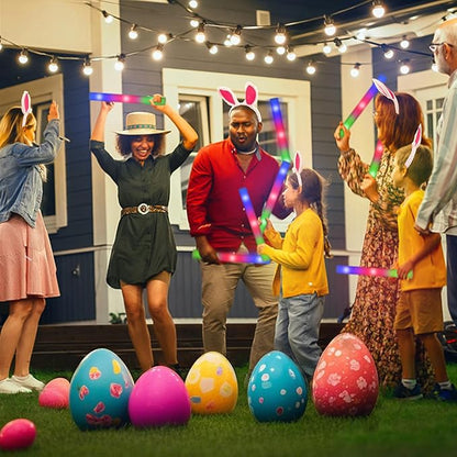 Halloween Foam Glow Sticks Party Favors, 110PCS LED Glow in the Dark Supplies, Halloween Wedding Glow Stick Bulk with 3 Modes Flashing, Light Up Foam Sticks for Christmas Dance Birthday Carnival Rave