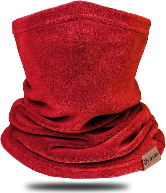 Winter Neck Warmer Gaiter Fleece Neck Cover Cotton Balaclava Windproof Face Cover Mask for Women Men