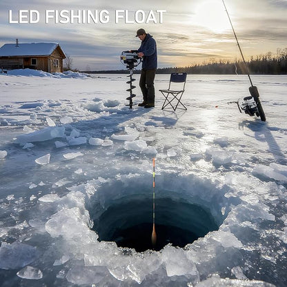 Fishing Bobbers, Light up Floats, Slip Bobbers for Fishing,LED Color-Changing Signal, Deep & Moving Water(2-4 Meters)