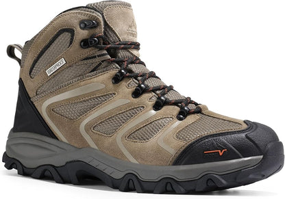 NORTIV 8 Men's Ankle High Waterproof Hiking Boots Outdoor Lightweight Shoes Trekking Trails Armadillo