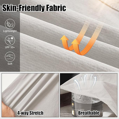 Mens Hiking Convertible Pants Quick Dry Waterproof Zip Off Lightweight Cargo Safari Fishing Work Pants Trousers with Belt