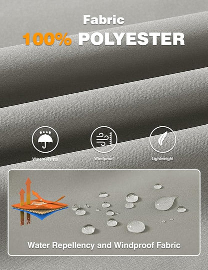 TBMPOY Men's Lightweight Bomber Jackets Light Windbreaker Casual Stylish Fall Golf Zip Up Dress Business Varsity