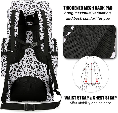 Hiking Backpack for Men 70L/100L Camping Backpack Military Rucksack Molle 3 Days Assault Pack for Climbing