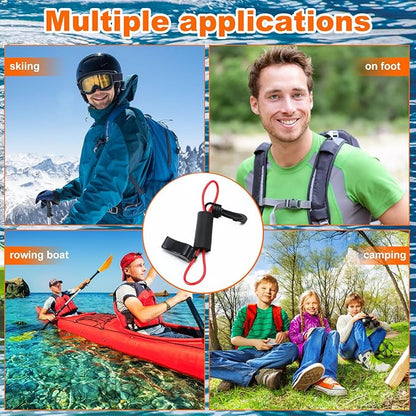 Whistle with Lanyard for Safety Boat Whistle Coast Guard Approved Float Boat Marine Camping Hiking Hunting Fishing Survival Rescue Signaling ski Accessories