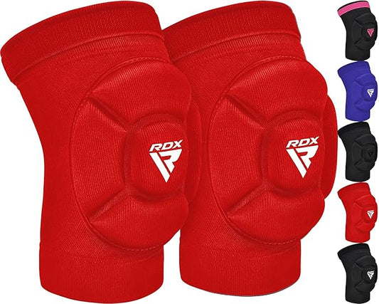 RDX Knee Pads for Work, Oeko TEX Certified, Anti-Slip Protective Thick Padded Foam Pad, Collision Avoidance Sleeves Pair, MMA Muay Thai Grappling Volleyball Football Wrestling Gardening.