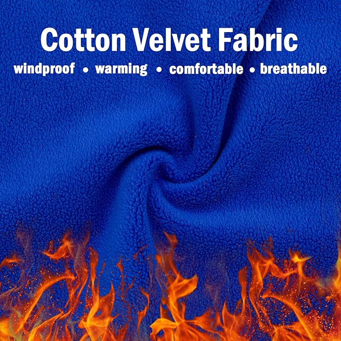 Winter Neck Warmer Gaiter Fleece Neck Cover Cotton Balaclava Windproof Face Cover Mask for Women Men