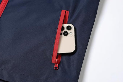 MGEOY Boys Girls Rain Jackets Lightweight Waterproof Hooded Raincoats Windbreakers for Kids 4-14Y