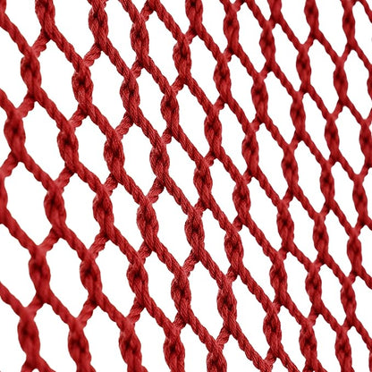 Lazy Daze Hammocks 10.5 FT Double 2 Person Caribbean Rope Hammock, Hand Woven Polyester Hammock with Spreader Bars, for Outside Outdoor Backyard Patio Poolside, 450 LBS Capacity,Red