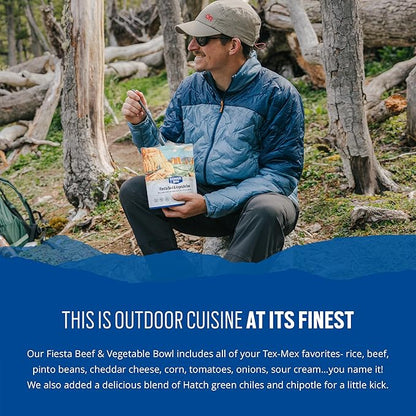 Backpacker's Pantry Fiesta Beef and Vegetable Bowl | Freeze Dried Backpacking & Camping Food, 1 Count