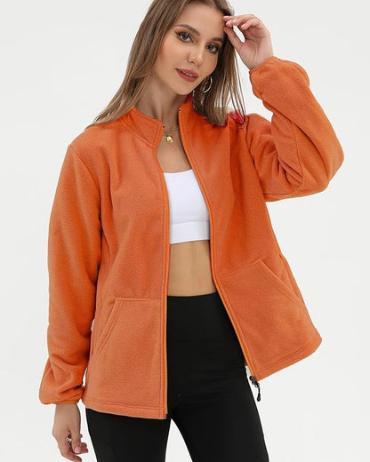 Argstar Women's Fleece Jacket with 6 Pockets (XS-2XL)