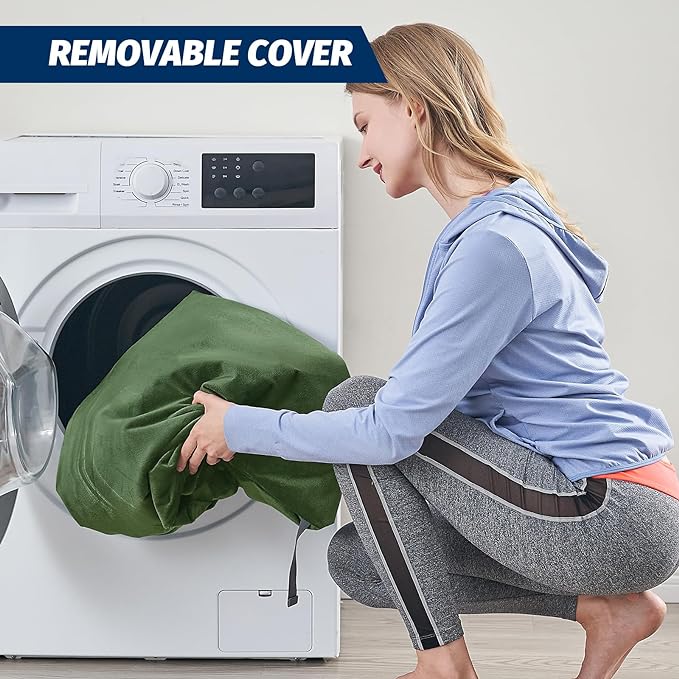 CYMULA Memory Foam Camping Mattress Pad, CertiPUR-US Sleeping Mat, Portable Roll Up Mattress for Adults, Camping Bed Pads for Sleepover, Car Bed with Travel Bag