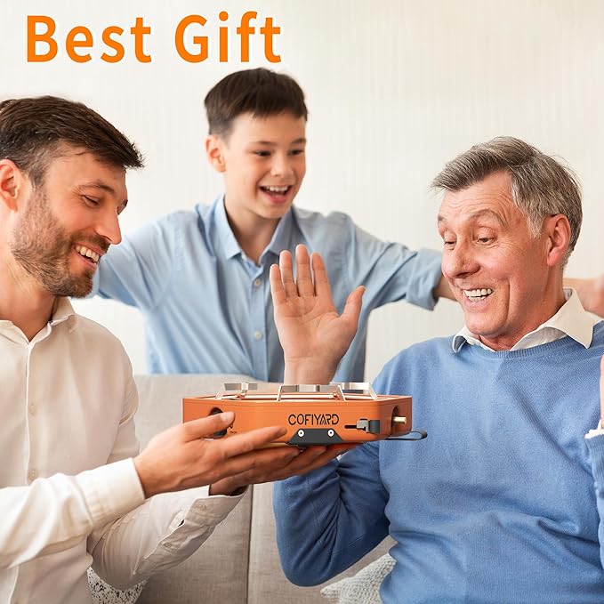 1-Burner Propane Stove Portable Camping Stove with Carry Strap, Backpacking Camp Stove for Outdoor Cooking, Flick-Style Ignition, Temperature Control, 8600 BTUs of Power for Camping BBQ& More