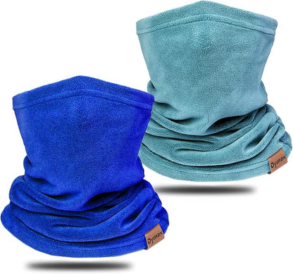 Neck Warmer Winter Neck Gaiter Face Mask Balaclavas for Women Men, Soft Fleece Face Cover Mask for Skiing Motorcycle-2 Pack