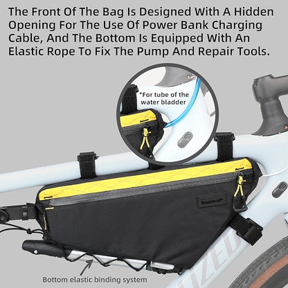 Rhinowalk Bike Frame Bag Waterproof Bike Triangle Bag Bicycle Pouch Under Tube Bag Professional Cycling Accessories