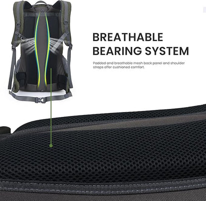 MOUNTAINTOP 40L Hiking Backpack Lightweight Travel Backpack for Men&Women Outdoor Camping Backpacking