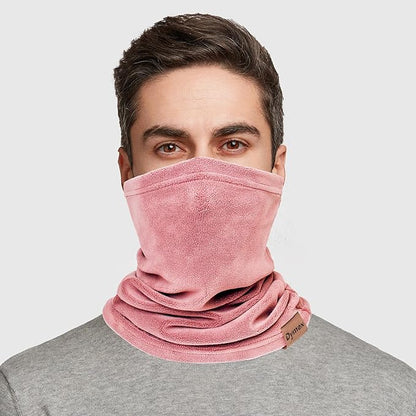 Neck Warmer Winter Neck Gaiter Face Mask Balaclavas for Women Men, Soft Fleece Face Cover Mask for Skiing Motorcycle-2 Pack