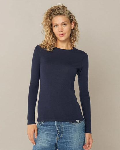 DANISH ENDURANCE Merino Wool Long Sleeve for Women, Thermal Vests for Women, Base Layer Underwear Tops, Winter Thermals