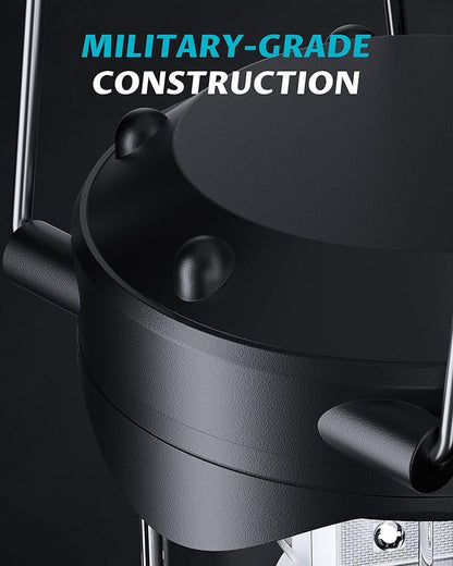 Lichamp 4 Pack LED Camping Lanterns, Battery Powered Camping Lights LED Collapsible Flashlight Portable Emergency Supplies Kit, A4BK