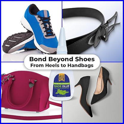 Y’allCanDiy Super Glue for Shoe. 4 Pk x .7 Oz. (20g) Heavy Duty Shoe Adhesive for Shoe Sole Repair and Applicable as Waterproof Boot Shoe Repair Glue. Cyanoacrylate Based CA Glue for Rubber Soles