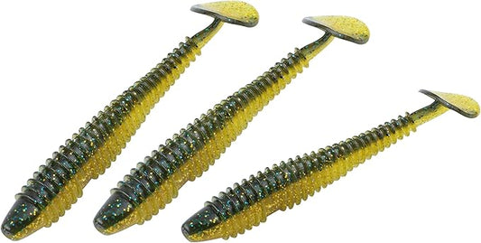 RUNCL Swimbaits Paddle 10/20/30/40PCS, 5/4/3/2 Inchs Paddle Tail, Soft Lure for Trout Crappie Bass, Durable Plastic Bait Swimmer for Saltwater/Freshwater, Fishing Lover's Gift