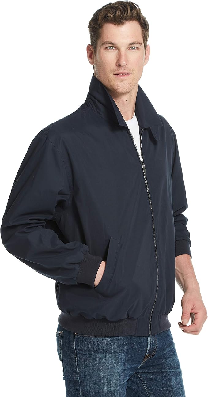 Weatherproof Men's Golf Jacket - Lightweight Windbreaker, Water-Resistant Microfiber Shell, Perfect for Golf & Casual Wear