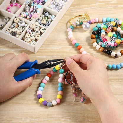 Jump Ring Opener Finger Tools with Split Rings Pliers, 5 Pcs Jump Rings Pliers Stainless Steel Jumps Ring Opener Tool Set Jewelry Making Plier Tools for Beading, Necklace Repair, DIY Crafts