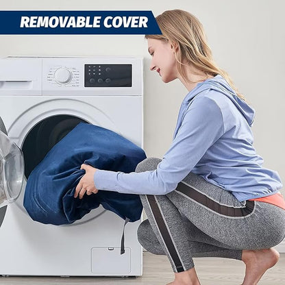 CYMULA Memory Foam Camping Mattress Pad, CertiPUR-US Sleeping Mat, Portable Roll Up Mattress for Adults, Camping Bed Pads for Sleepover, Car Bed with Travel Bag