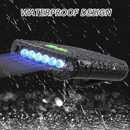 Mudder LED Clip on Cap Lights USB Rechargeable Cap Flashlight Clip Waterproof Ultra Bright Hat Flashlight Headlamp for Fishing Camping Hand Work