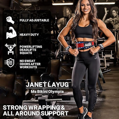 Schiek Sports Model 2004 Nylon 4 3/4" Weight Lifting Belt - Black