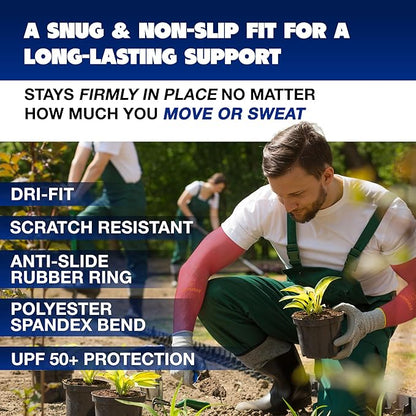 ARMORAY Arm Sleeves for Men or Women - Tattoo Cover Up - Cooling Sports Sleeve for Basketball Golf Football