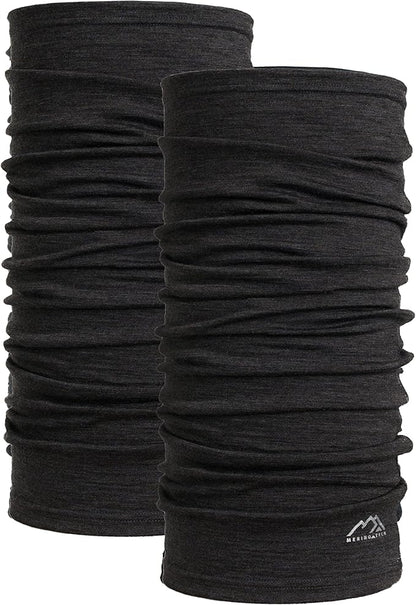 Merino.tech Merino Wool Ski Neck Gaiter - Face Mask Neck Warmer for Men & Women