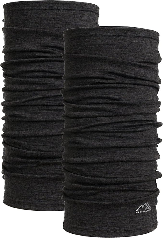 Merino.tech Merino Wool Ski Neck Gaiter - Face Mask Neck Warmer for Men & Women